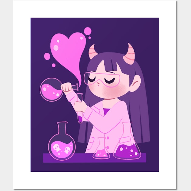 Love Potion Wall Art by Lobomaravilha